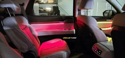 더 뉴 팰리세이드의 실내에 멀티 컬러 엠비언트가!? 무선 통신이라!? / 포천, 양주, 의정부, 동두천
