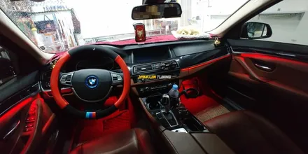 BMW 520D F10 실내 풀 컬러 아크릴 엠비언트 라이트 튜닝 / 포천, 양주, 의정부, 동두천