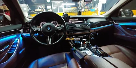 BMW 5시리즈 F10 비노출 아크릴 엠비언트 라이트 튜닝의 정석 / 포천, 양주, 의정부, 동두천