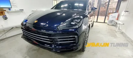 포르쉐 카이엔 전체랩핑 3M 무광 블랙 메탈릭 랩핑의 고급스러운 블랙의 중후함 / 포천, 양주, 의정부, 동두천