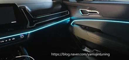 스포티지 NQ5 엠비언트에 멀티 컬러와 주행 반응이 담긴 최고급 RGB 모드!? / 포천, 양주, 의정부, 동두천