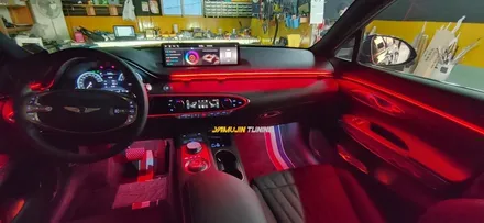 제네시스 GV70 실내 매립 아크릴 무빙 엠비언트 글로우모션으로 벤츠 S 클래스 감성을 (feat. 글로우팩토리) / 포천, 양주, 의정부, 동두천