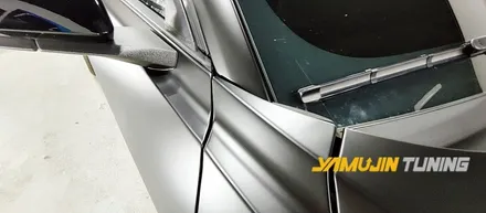 머스탱 GT 전체랩핑 3M 사틴 블랙 랩핑으로 머스탱의 힘에 시크를 더하다. / 포천, 양주, 의정부, 동두천