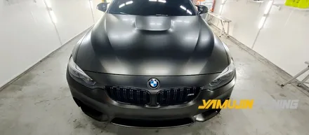BMW M4 전체랩핑 사틴 골드 더스트 블랙 색상으로 랩핑을 해보자. / 포천, 양주, 의정부, 동두천