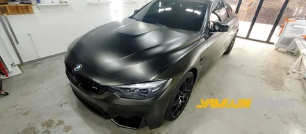 BMW M4 전체랩핑 사틴 골드 더스트 블랙 색상으로 랩핑을 해보자. / 포천, 양주, 의정부, 동두천
