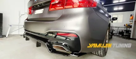 BMW M5 전체랩핑 3M 사틴 다크 그레이 랩핑은 생각보다 더 훌륭한 색감이었다. / 포천, 양주, 의정부, 동두천