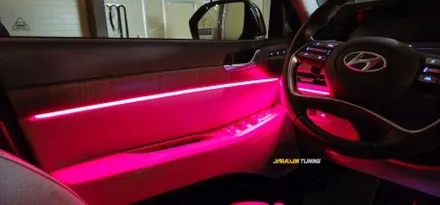 더 뉴 팰리세이드의 실내에 멀티 컬러 엠비언트가!? 무선 통신이라!? / 포천, 양주, 의정부, 동두천
