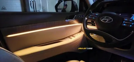더 뉴 팰리세이드의 실내에 멀티 컬러 엠비언트가!? 무선 통신이라!? / 포천, 양주, 의정부, 동두천