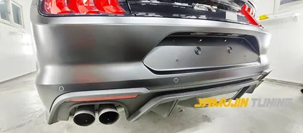 머스탱 GT 전체랩핑 3M 사틴 블랙 랩핑으로 머스탱의 힘에 시크를 더하다. / 포천, 양주, 의정부, 동두천