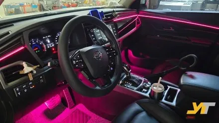 코란도 4세대 실내에 엠비언트 튜닝은 이렇게 매력적이죠. / 포천, 양주, 의정부, 동두천