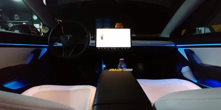 테슬라 모델3 엠비언트 라이트. 비노출 아크릴 튜닝 Tesla Model3 / 포천, 양주, 의정부, 동두천