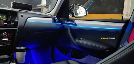 BMW X3 간접 아크릴 엠비언트를 야무진 튜닝에서 했더니.. 연출력 실화? / 포천, 양주, 의정부, 동두천
