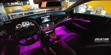 벤츠 CLS W218 순정 엠비언트 라이트 밝기 업그레이드 튜닝은? / 포천, 양주, 의정부, 동두천