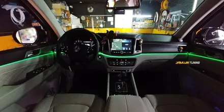 쌍용 플래그십 SUV G4 렉스턴(스포츠) 광섬유 엠비언트 튜닝의 모범답안 / 포천, 양주, 의정부, 동두천