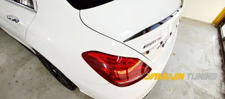 벤츠 C63 AMG 전체랩핑 에이버리 락그레이 랩핑, 전체랩핑의 아름다움 / 포천, 양주, 의정부, 동두천