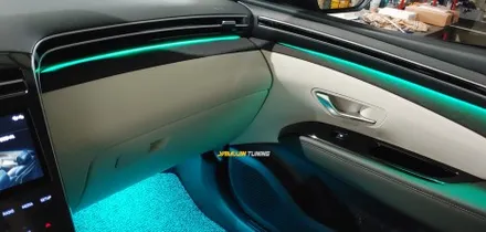투싼 NX4 엠비언트, 전문점에서만 가능한 비노출 엠비언트를 투싼 NX4에 해보자!! / 포천, 양주, 의정부, 동두천