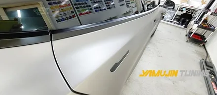 테슬라 모델 3 전체랩핑 3M 무광 그레이 알루미늄 랩핑 야무진 튜닝 랩핑 / 포천, 양주, 의정부, 동두천