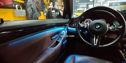 BMW 5시리즈 F10 비노출 아크릴 엠비언트 라이트 튜닝의 정석 / 포천, 양주, 의정부, 동두천