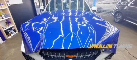 BMW X6 전체랩핑 3M 코스믹 블루 랩핑의 시원시원한 컬러 / 포천, 양주, 의정부, 동두천