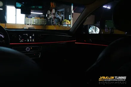자동차 실내 무드등 LED 튜닝 더 이상없다!!올뉴K7 RGB 엠비언트. 광섬유 적용. 핸드폰 연동으로 손쉬운 작동(야무진튜닝) / 포천, 양주, 의정부, 동두천