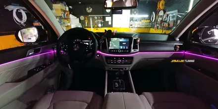 쌍용 플래그십 SUV G4 렉스턴(스포츠) 광섬유 엠비언트 튜닝의 모범답안 / 포천, 양주, 의정부, 동두천