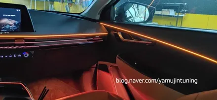 기아 EV6 전기차 순정연동 엠비언트 라이트 후기 / 포천, 양주, 의정부, 동두천