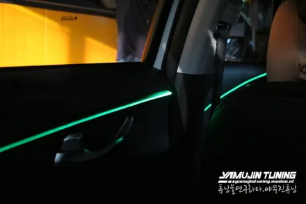 자동차 엠비언트 RGB 무드등 광섬유 LED. 더뉴 K3 실내 튜닝의 끝_END(자동차 LED튜닝 전문) / 포천, 양주, 의정부, 동두천