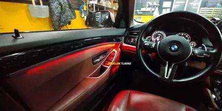 BMW 5시리즈 F10 비노출 아크릴 엠비언트 라이트 튜닝의 정석 / 포천, 양주, 의정부, 동두천