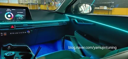 기아 EV6 전기차 순정연동 엠비언트 라이트 후기 / 포천, 양주, 의정부, 동두천