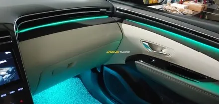 투싼 NX4의 멋진 엣지와 볼륨감에 어울리는 감성 실내 무드등, 투싼 NX4 엠비언트 / 포천, 양주, 의정부, 동두천