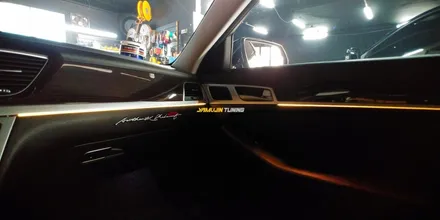 GENESIS G80. DH 비노출 엠비언트 라이트 또 다른 튜닝 ver / 포천, 양주, 의정부, 동두천