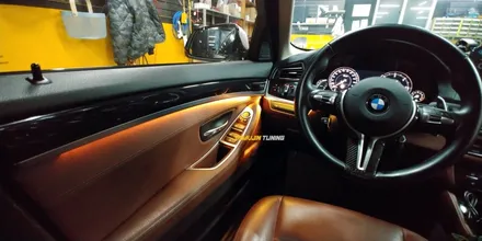 BMW 5시리즈 F10 비노출 아크릴 엠비언트 라이트 튜닝의 정석 / 포천, 양주, 의정부, 동두천