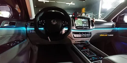 쌍용 플래그십 SUV G4 렉스턴(스포츠) 광섬유 엠비언트 튜닝의 모범답안 / 포천, 양주, 의정부, 동두천
