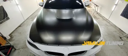 BMW M4 전체랩핑 사틴 골드 더스트 블랙 색상으로 랩핑을 해보자. / 포천, 양주, 의정부, 동두천
