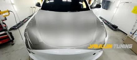 테슬라 모델 3 전체랩핑 3M 무광 그레이 알루미늄 랩핑 야무진 튜닝 랩핑 / 포천, 양주, 의정부, 동두천