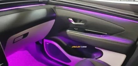 엣지있는 자동차 투싼 NX4의 실내에 감성 무드등이 필요합니다. 투싼 NX4 엠비언트 / 포천, 양주, 의정부, 동두천