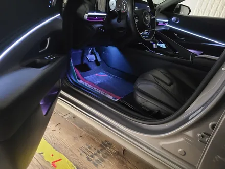 아반떼CN7 비노출 DMX 무빙엠비언트+스피커+도어수납 / 대전,천안,청주,세종