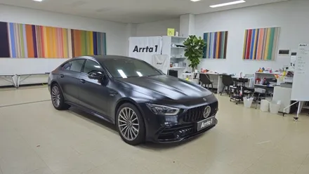 [분당랩핑] AMG GT 사틴블랙 전체랩핑은? 아르타1 / 성남 판교 수정구