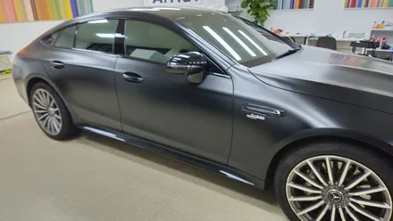 [분당랩핑] AMG GT 사틴블랙 전체랩핑은? 아르타1 / 성남 판교 수정구