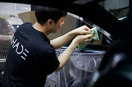 벤츠 C63amg 쿠페 썬팅이 고민이라면? 상암 썬팅샵 셰이드로 오세요! / 서울 마포구 성산동