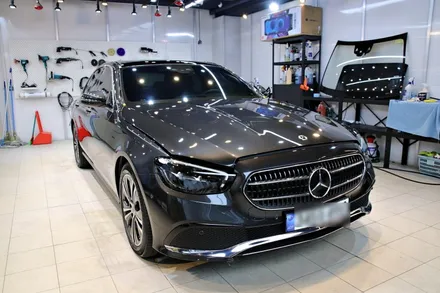 상암 셰이드에서 벤츠 E클래스 차량에 지벤트 윈드실드 타입 A 시공하기 / 서울 마포구 성산동