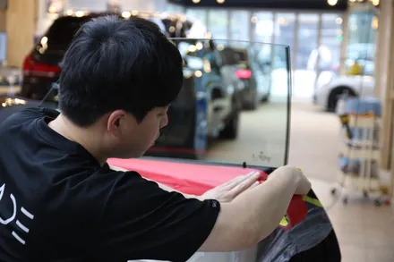 BMW M440i, 프리미엄 썬팅 샵 SHADE에서 지벤트 ZV90 35/15/35 시공 / 서울 마포구 성산동