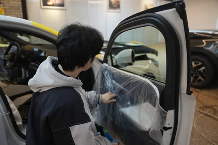 BMW 520i 루마 버텍스 900 윈도틴팅과 PPF 시공 [마포 썬팅샵] / 서울 마포구 성산동