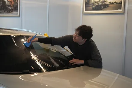 볼보 V60 전면유리 교체 후 썬팅 후퍼옵틱 프나세로 고급 감성 완성 / 서울 마포구 성산동