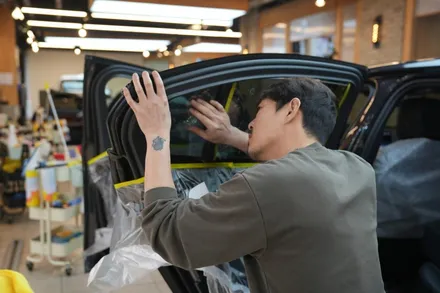 BMW 5시리즈 후퍼옵틱 프리미엄 나노 세라믹 썬팅으로 마무리 / 서울 마포구 성산동