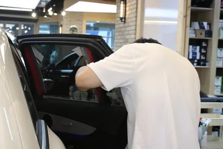 Benz GLC, 마포 틴팅 셰이드에서 솔라가드 퀀텀 28/14/5, PPF, 유리막 코팅, 발수 코팅 시공 후기 / 서울 마포구 성산동