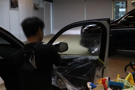 <부분재시공> BMW 3시리즈, 틴팅 전문점 셰이드에서 1열 버텍스700 15% 시공후기 / 서울 마포구 성산동