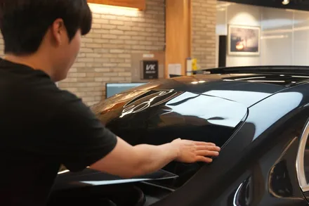 벤츠 E300, 파노라마 럭스 X로 시공완료 / 서울 마포구 성산동