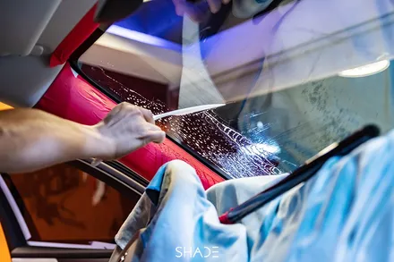 볼보 썬팅 V60cc 정렬의 레드와 고급차에 어울리는 명품 틴팅 / 서울 마포구 성산동