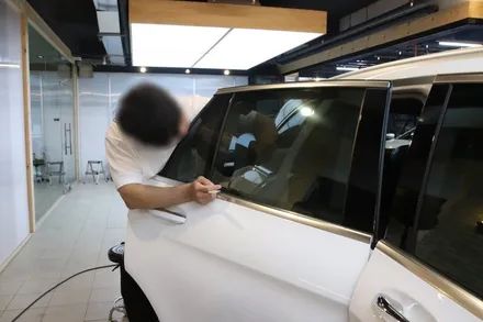 Benz GLC, 마포 틴팅 셰이드에서 솔라가드 퀀텀 28/14/5, PPF, 유리막 코팅, 발수 코팅 시공 후기 / 서울 마포구 성산동